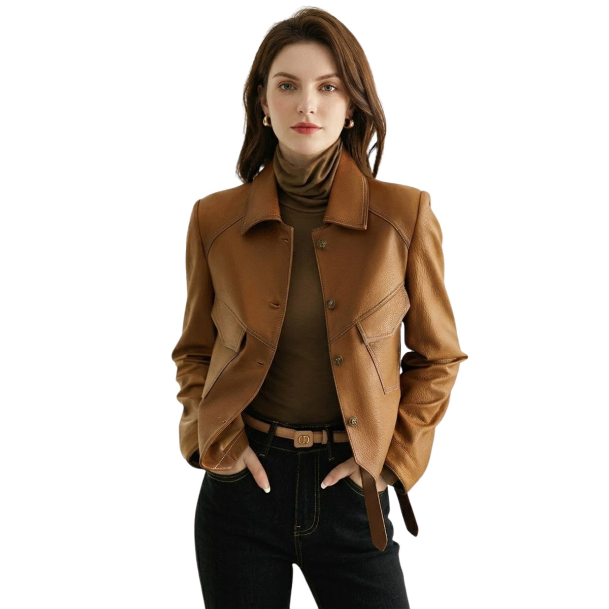 Veste Femme Ajustée Boutonnée Chic