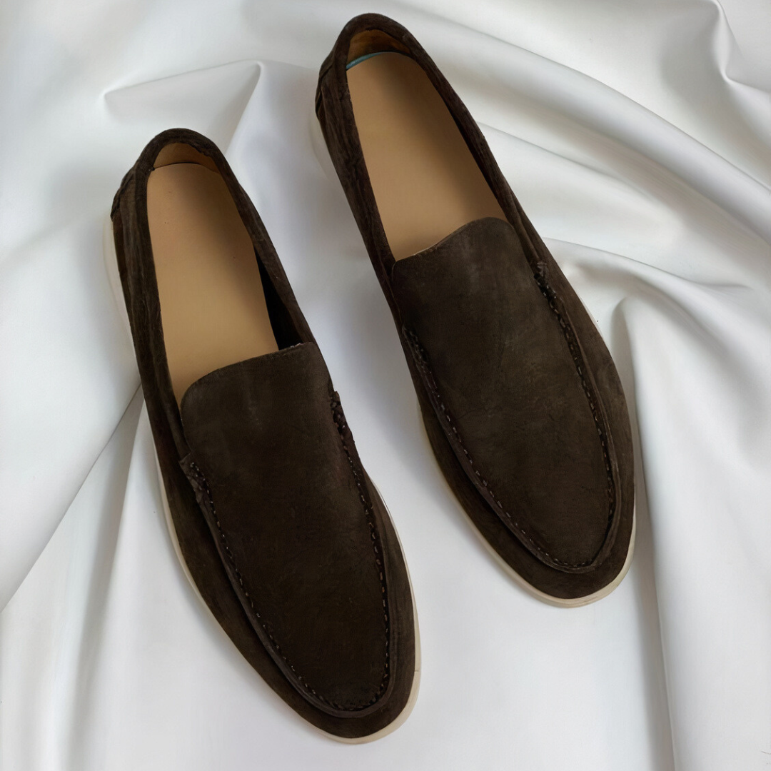 Mocassins pour hommes en cuir vintage 4