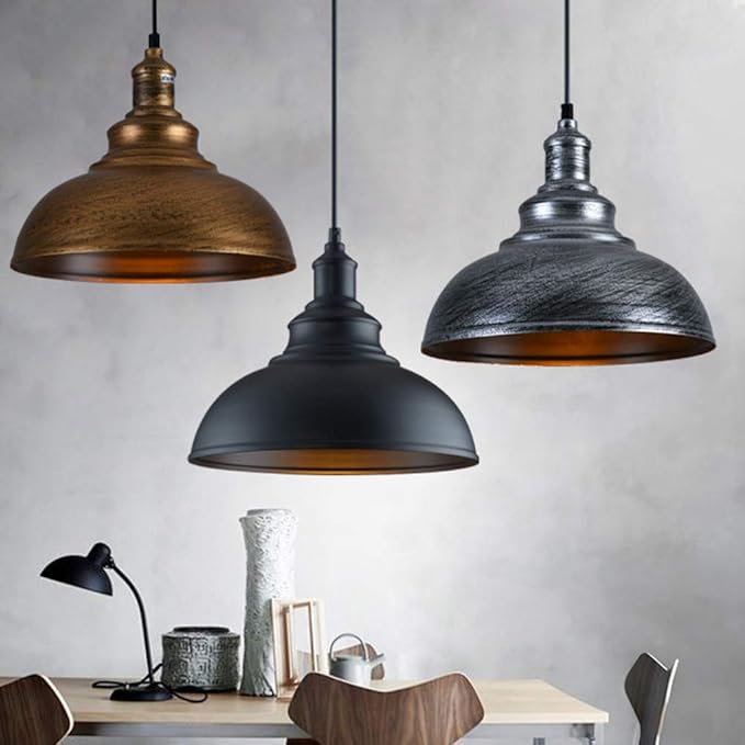 Lampe à suspension loft industriel rétro