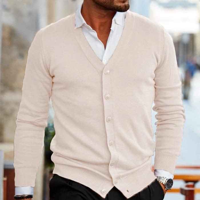 Gilet pour Hommes Décontracté en Tissu Doux 4