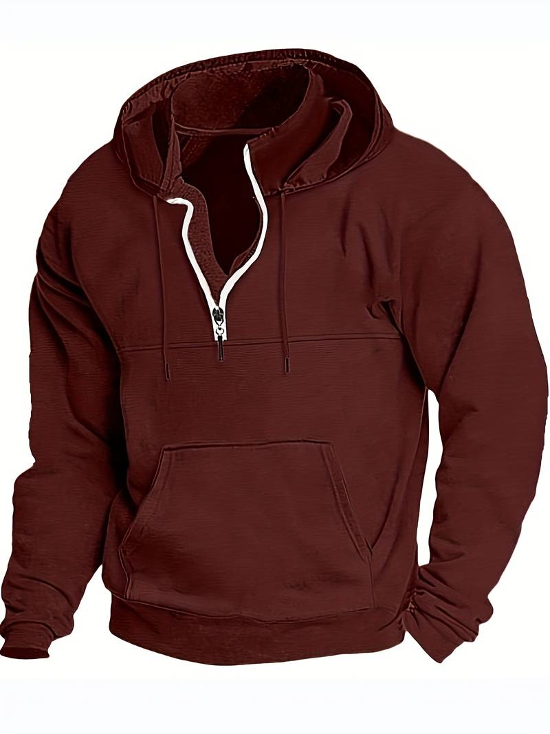 Variant image for Sweat à Capuche Homme Décontracté en Coton Doux-36