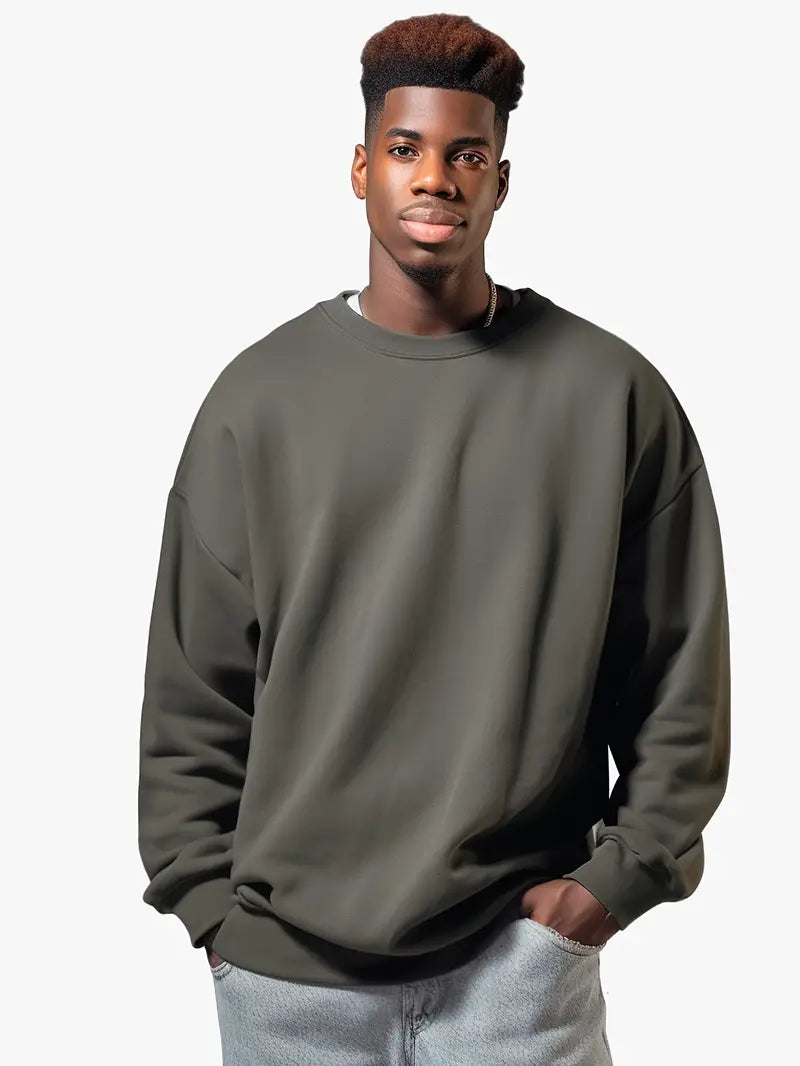 Variant image for Pull Homme Décontracté Circulaire Coton-17