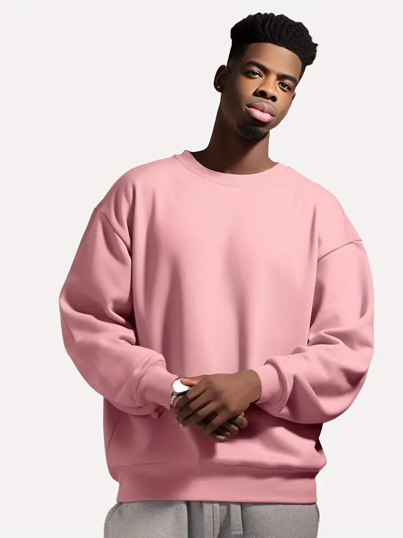 Pull Homme Décontracté Circulaire Coton-3