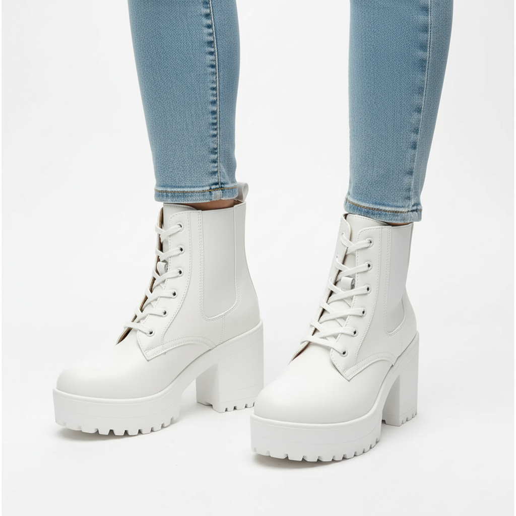 Bottes Femme à Brides Croisées