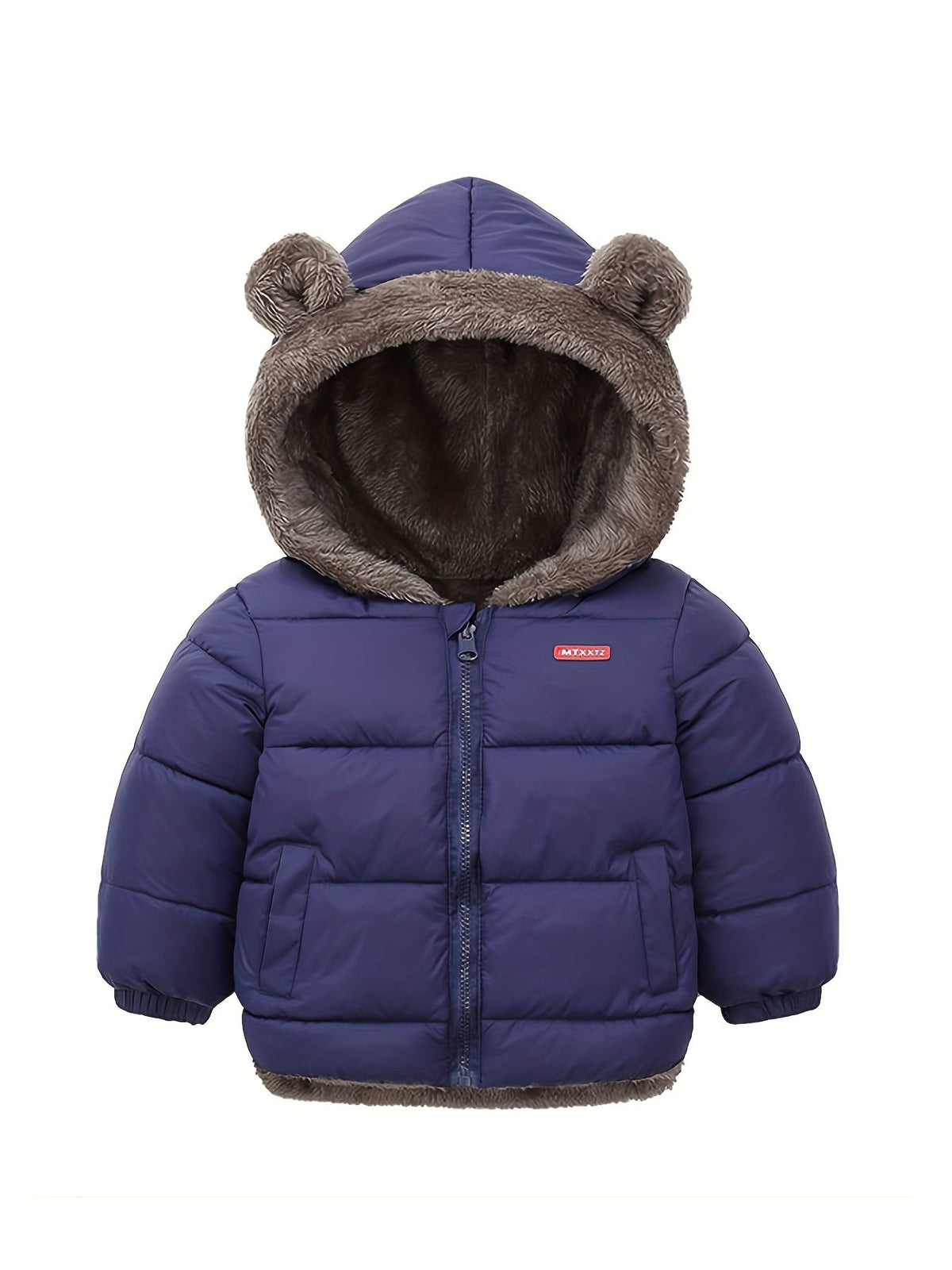 Veste Longue Garçon Col Surélevé Tissu Durable 4