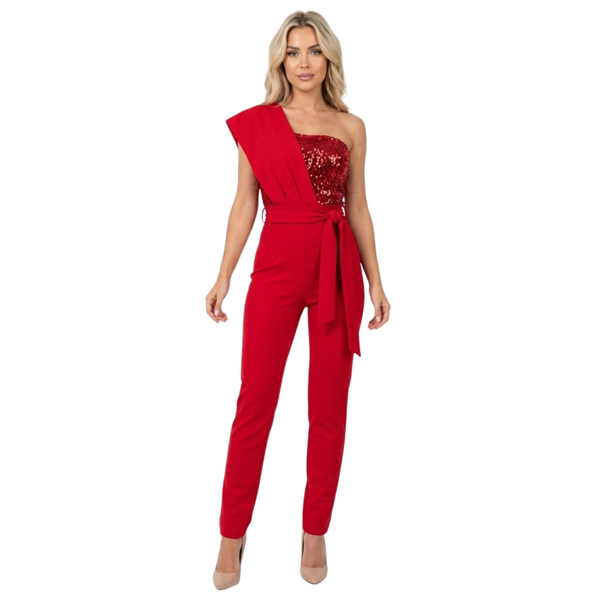 Women's Jumpsuit Patchwork Style