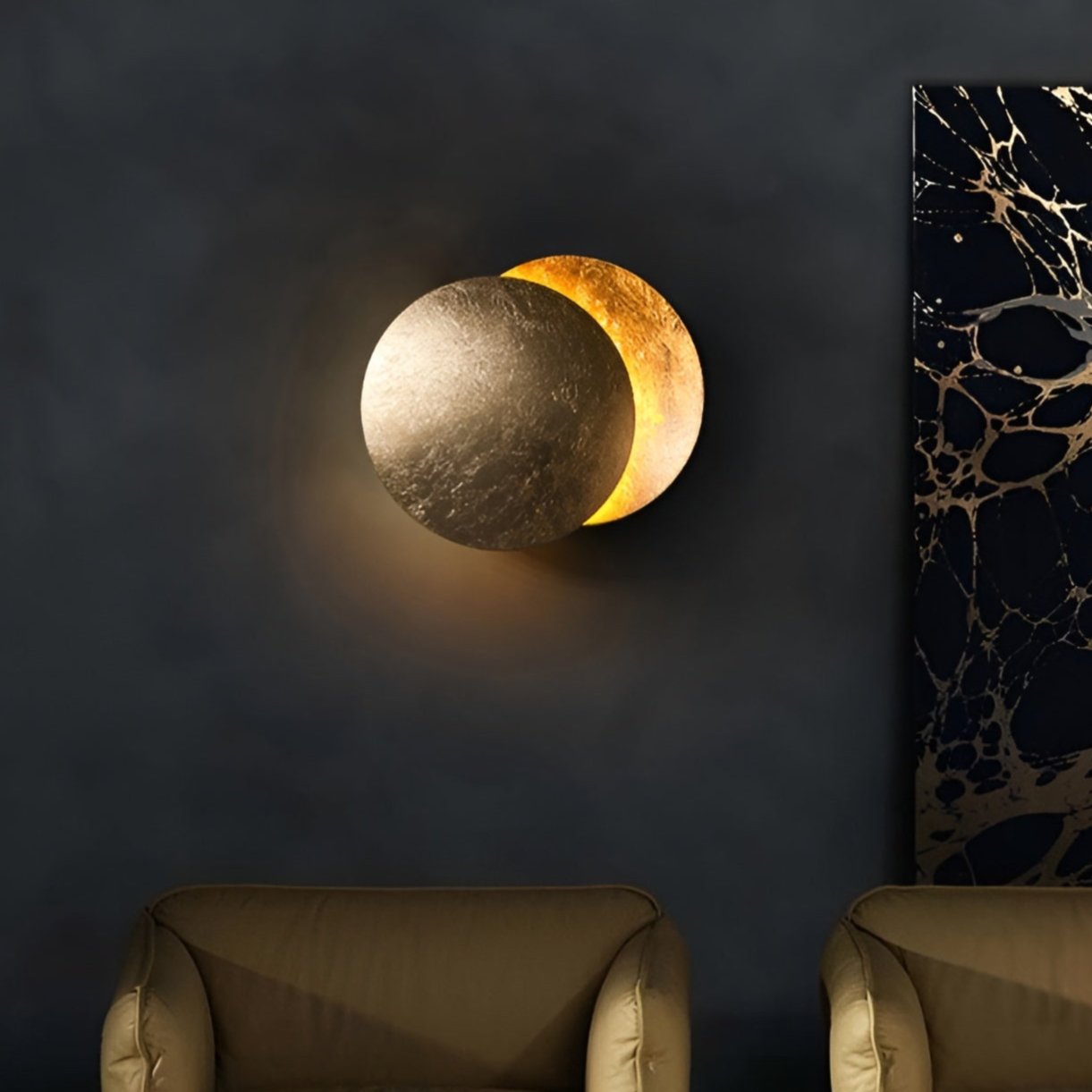 Applique Murale Design Circulaire LED Moderne pour Intérieur 0