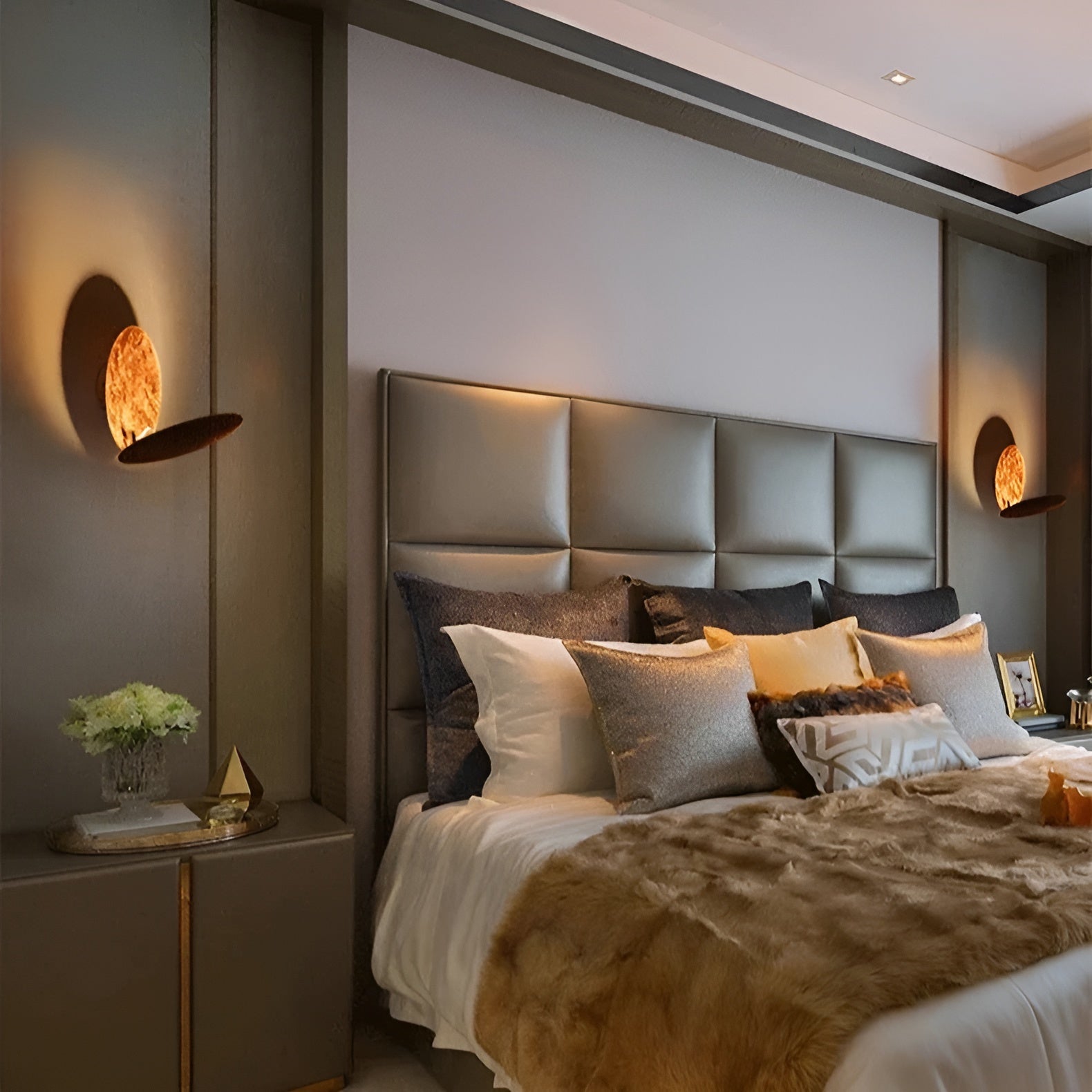 Applique Murale Design Circulaire LED Moderne pour Intérieur 2