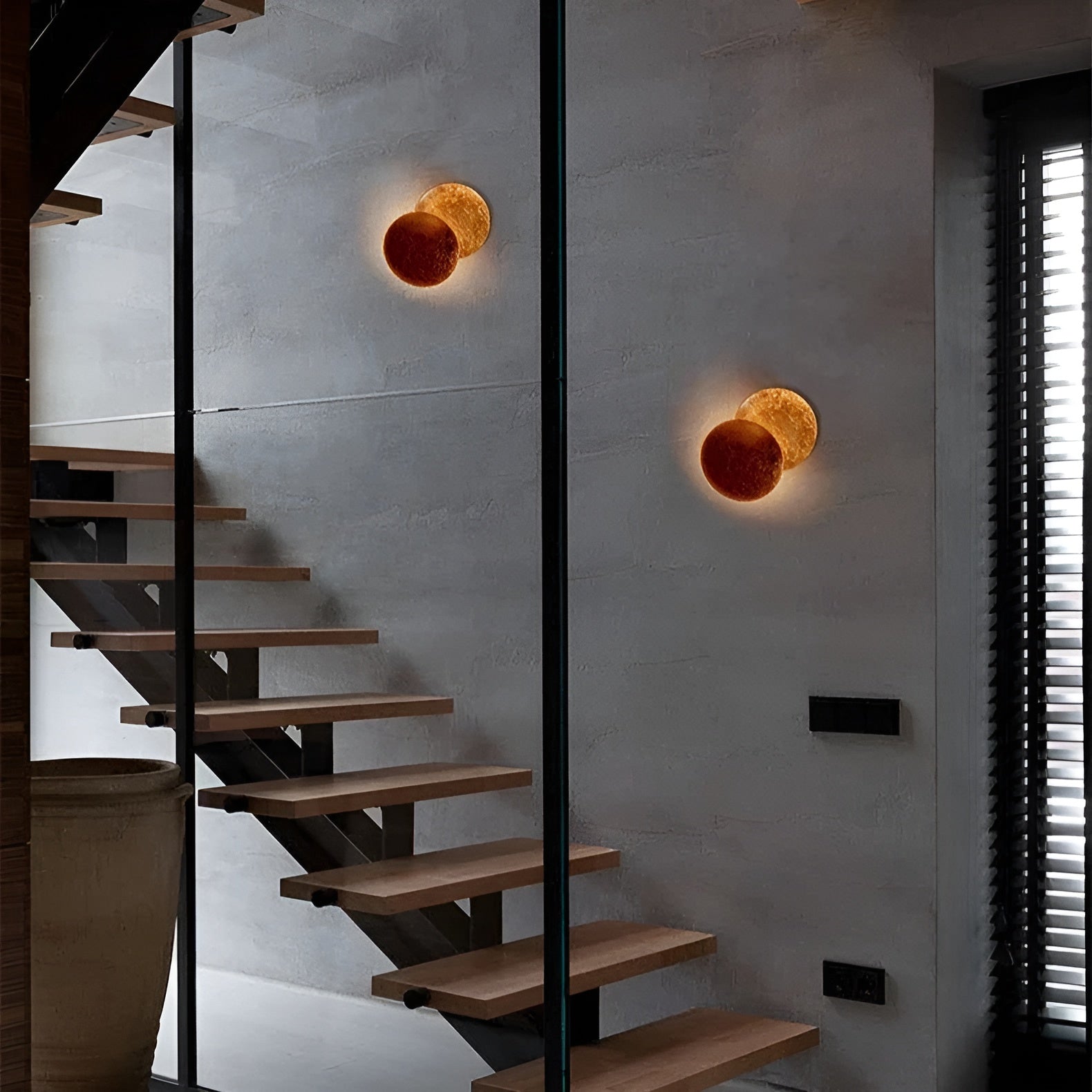 Applique Murale Design Circulaire LED Moderne pour Intérieur 6