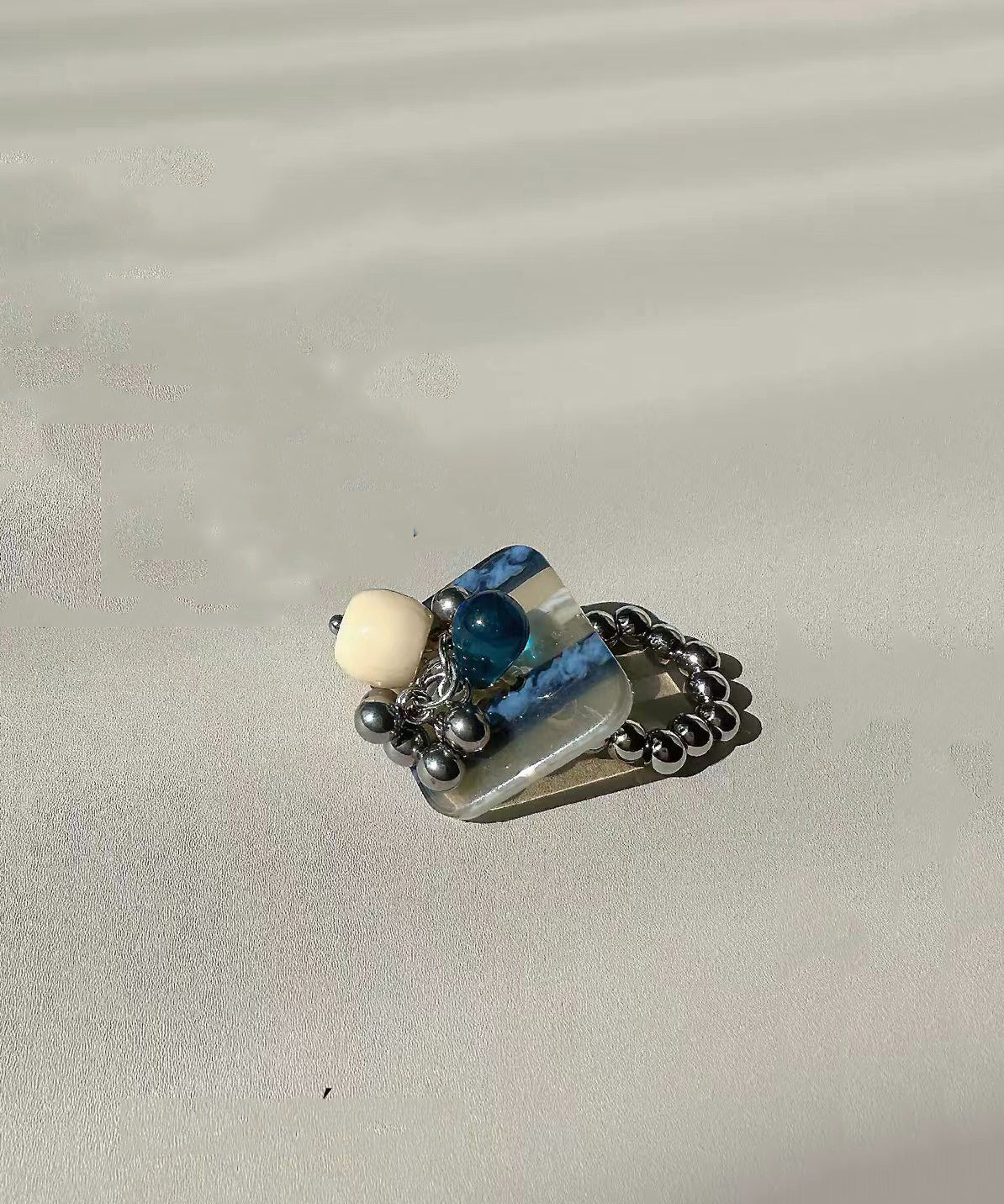 Bague Femme Moderne avec Pampilles Ajustables 2