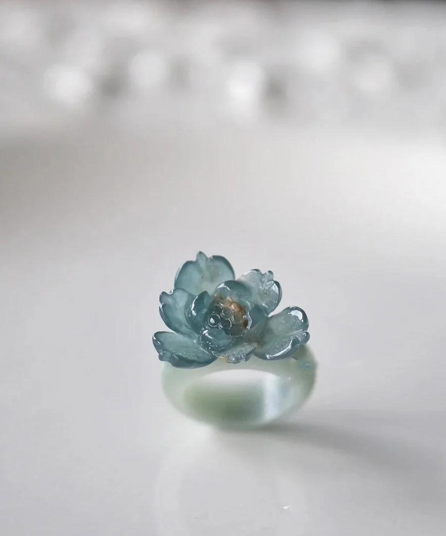 Bague Femme Motif Lotus Unique 0
