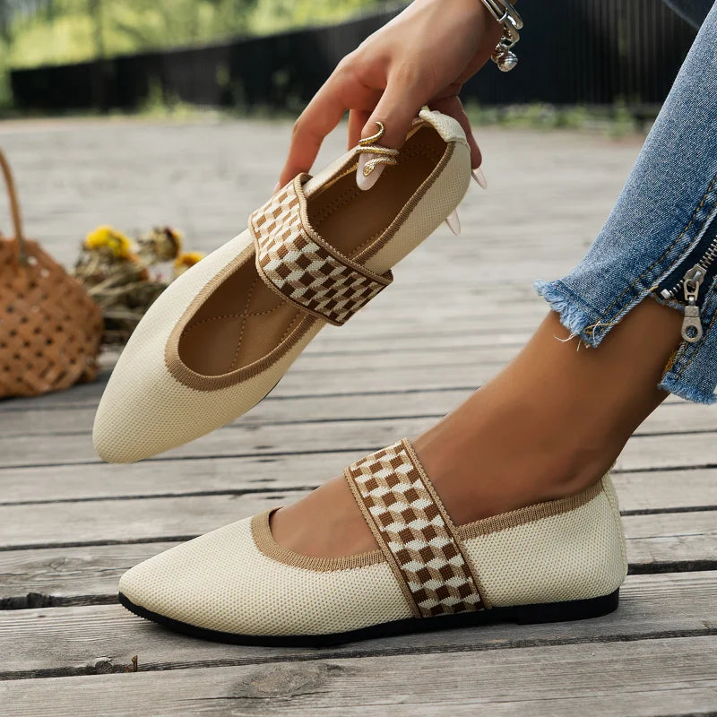 Ballerines Femme Confortables à Bout Pointu 3