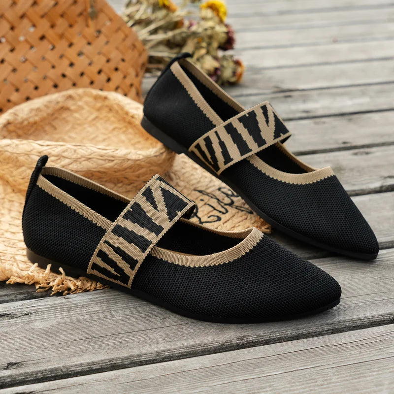 Ballerines Femme Confortables à Bout Pointu 5