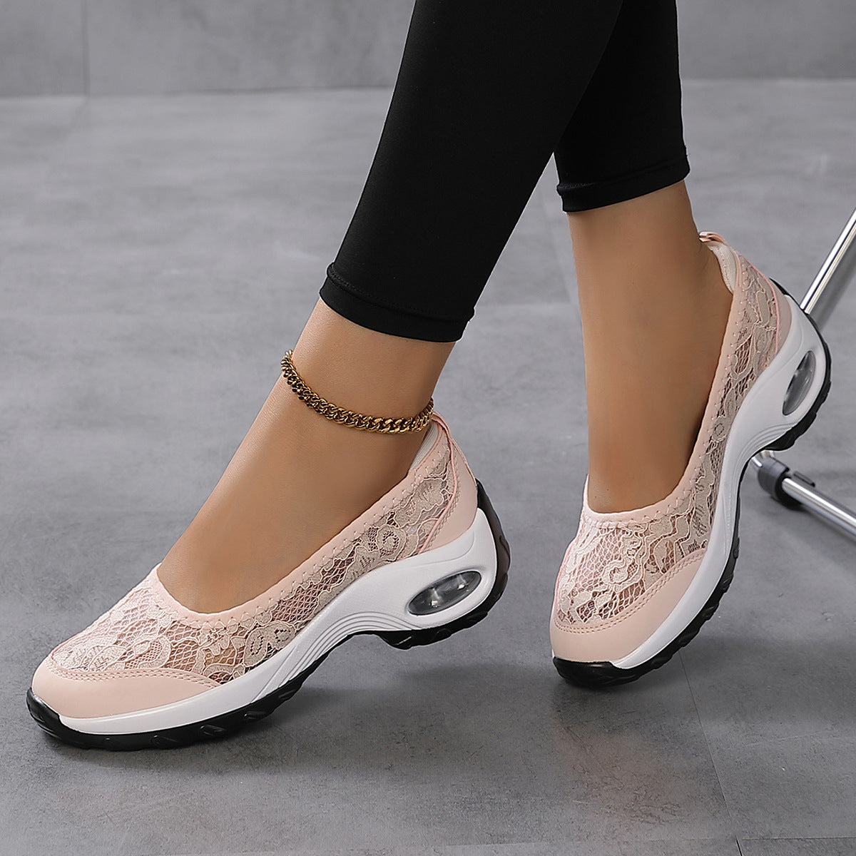 Ballerines Femme Confortables en Dentelle Élégante 0