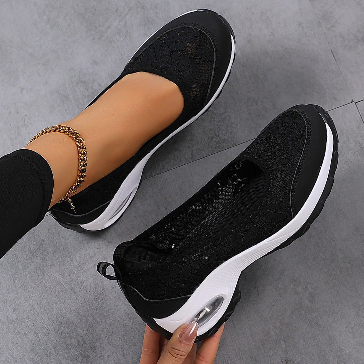 Ballerines Femme Confortables en Dentelle Élégante 6
