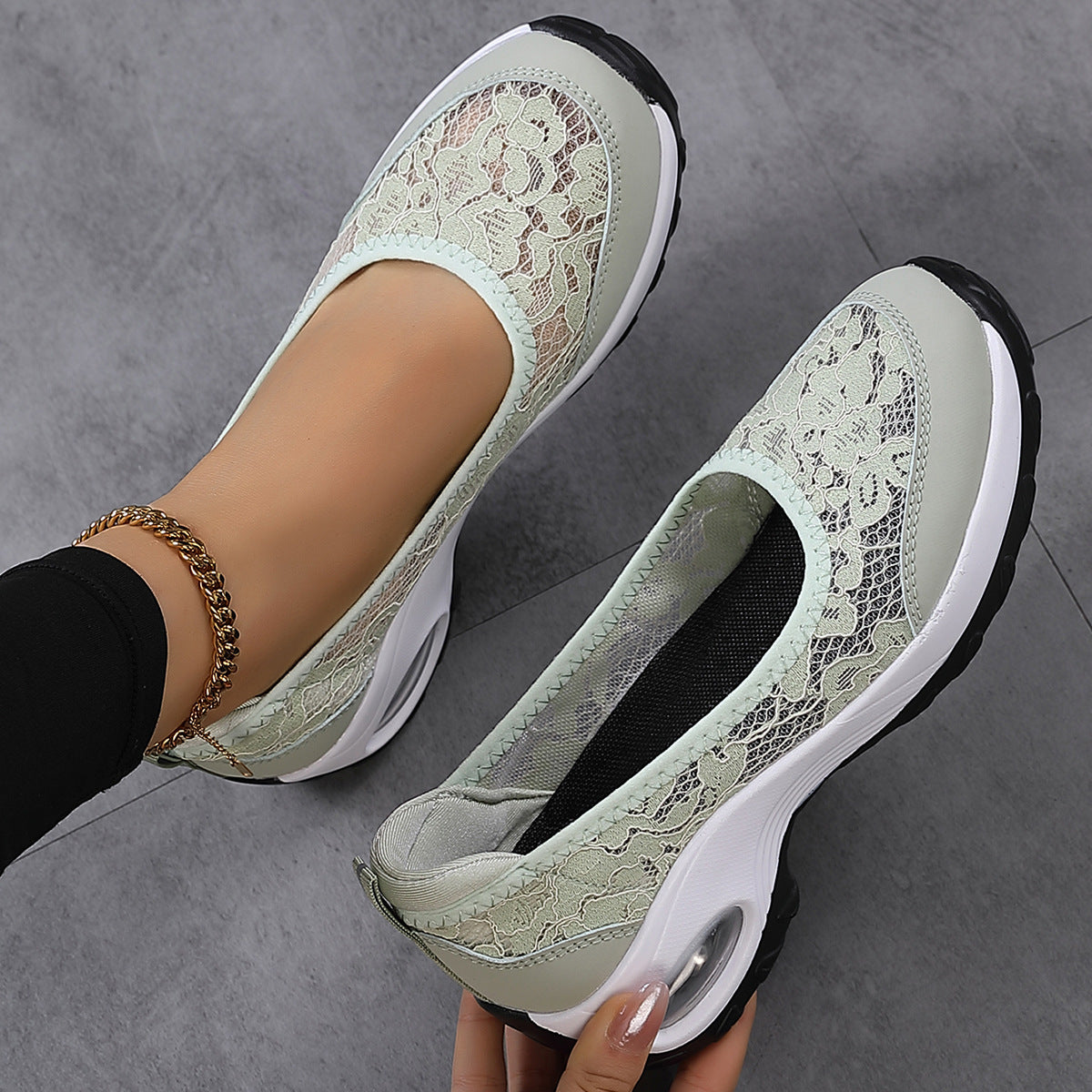 Ballerines Femme Confortables en Dentelle Élégante 7