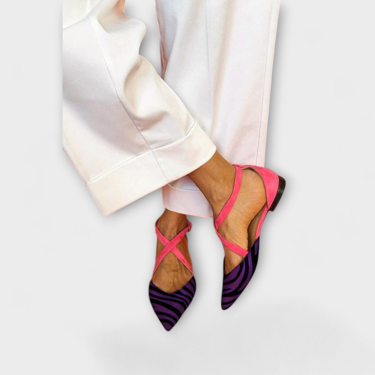Ballerines Femme Design Zèbre 2