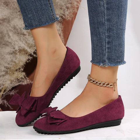 Ballerines Printanières pour Femmes avec Nœud Décoratif 1
