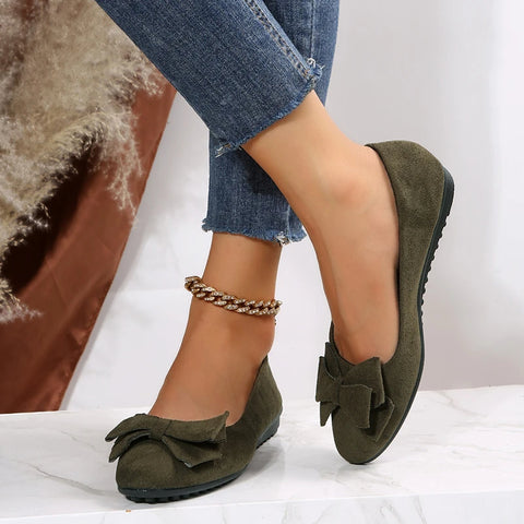 Ballerines Printanières pour Femmes avec Nœud Décoratif 2