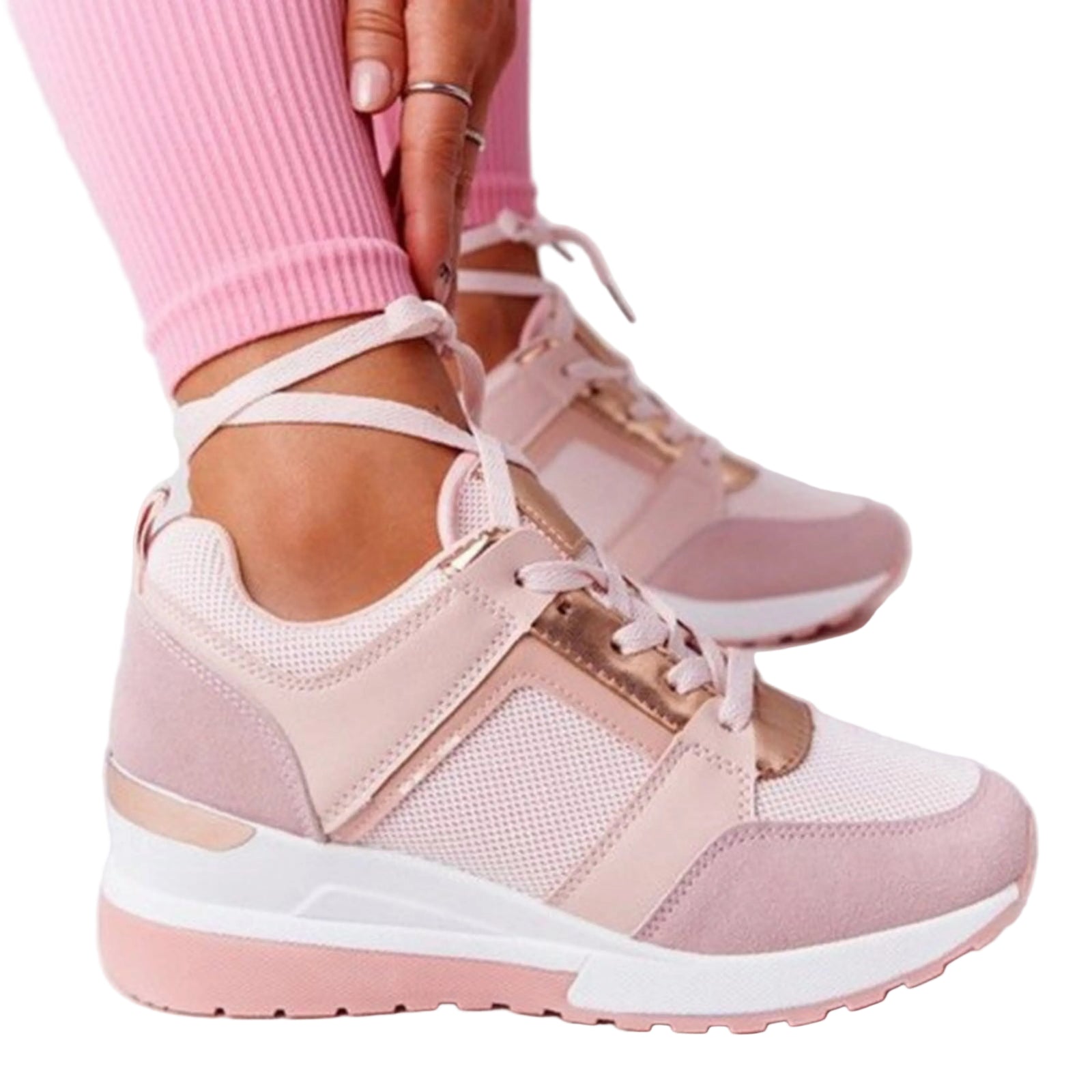 Baskets Compensées Femme Chic 1