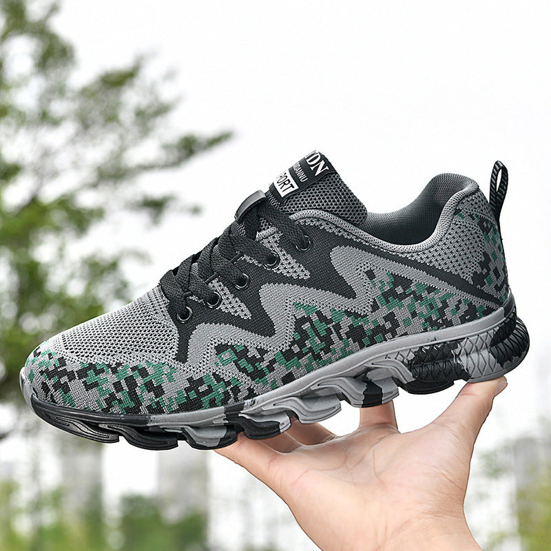 Baskets De Sport Femme Modernes Camouflage Multifonctionnelles 1