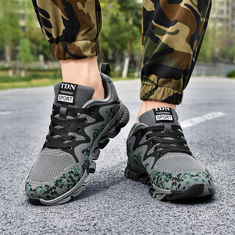 Baskets De Sport Femme Modernes Camouflage Multifonctionnelles 4