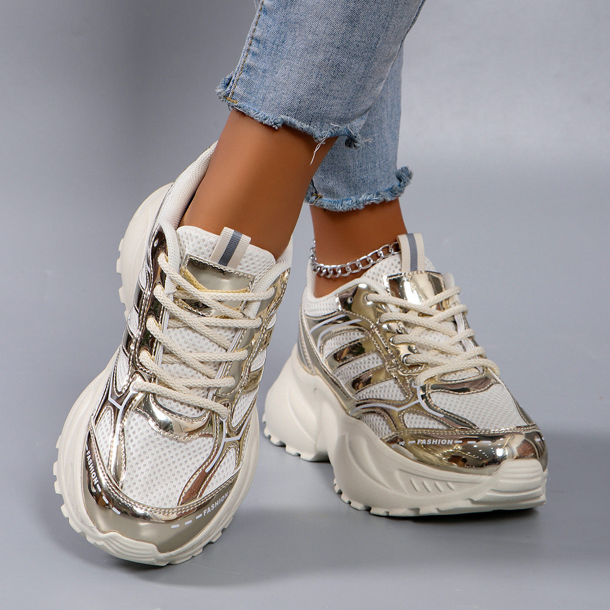 Baskets Femme Chunky Style Moderne et Confortable 3