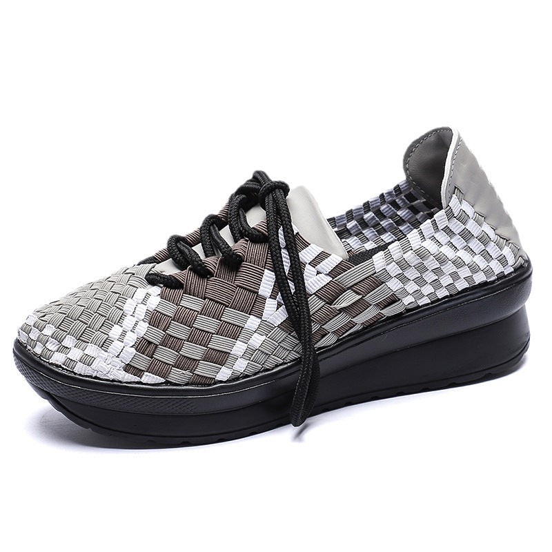 Baskets Femme Confortables au Design Tressé 5