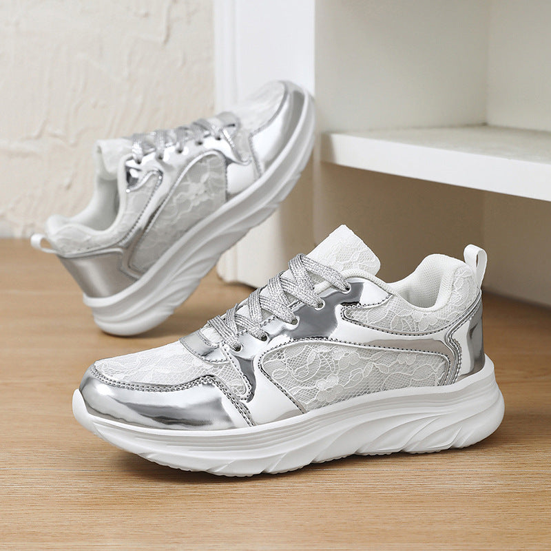 Baskets Femme Design Brillant Confortables et Tendance 3