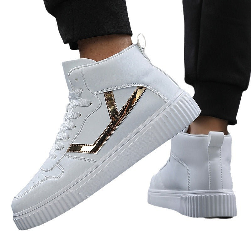 Baskets Femme Montantes Tendance avec Accents de Couleurs 5