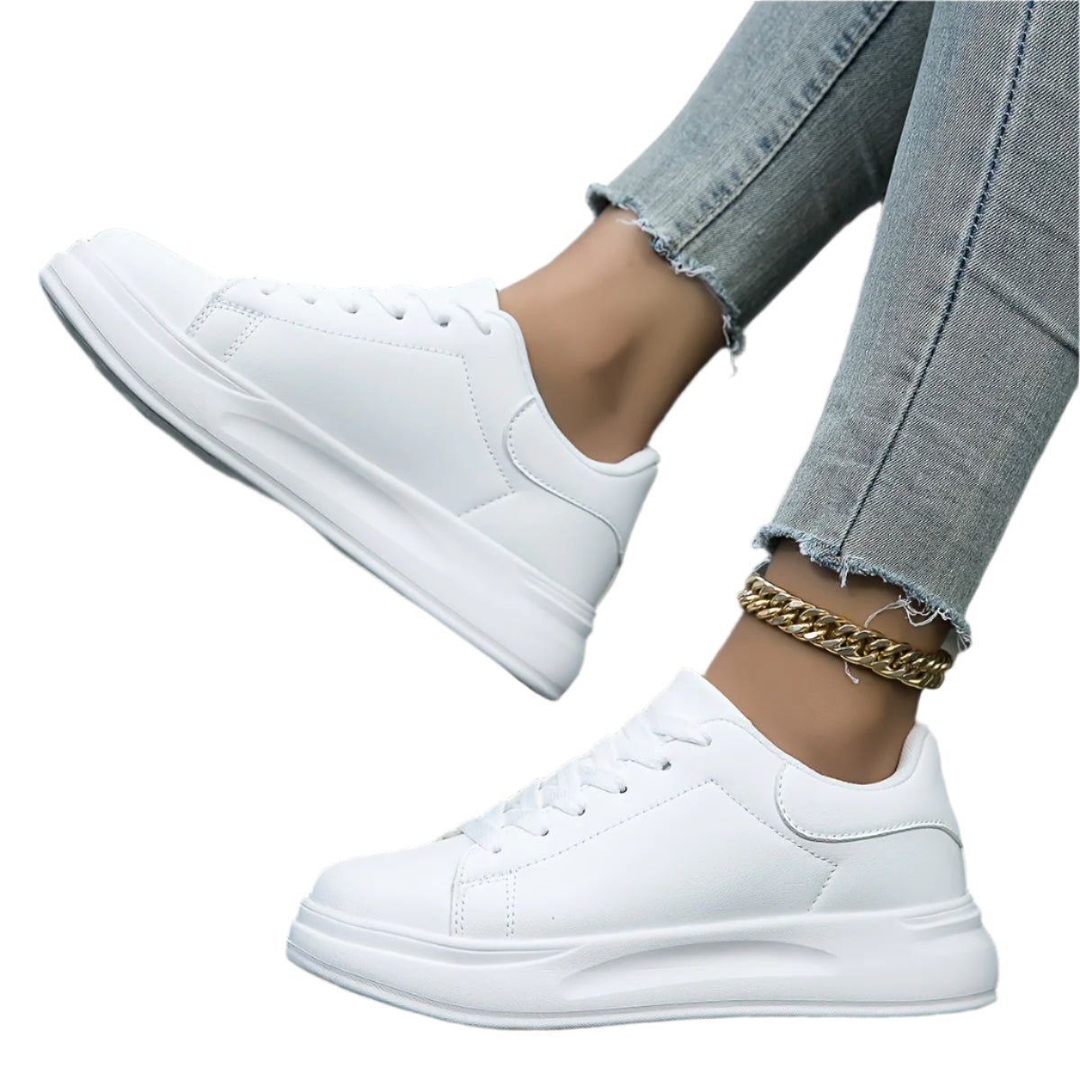 Baskets Femme Orthopédiques Confortables en Textile avec Semelle Amortissante 0