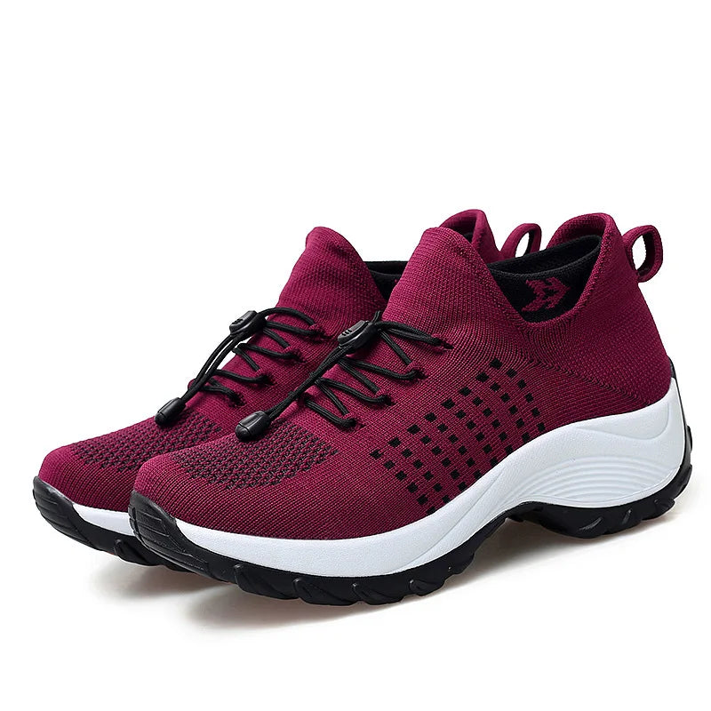Baskets Femme Orthopédiques à Plateforme 4