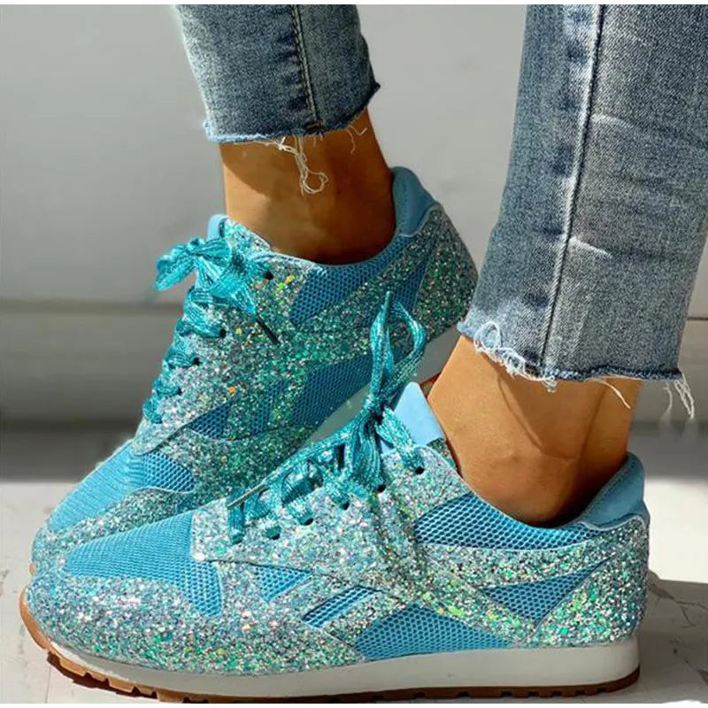 Baskets Femme à Paillettes Glamour 8