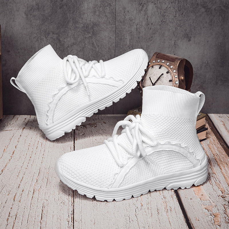 Baskets Femmes Montantes Style Moderne 2