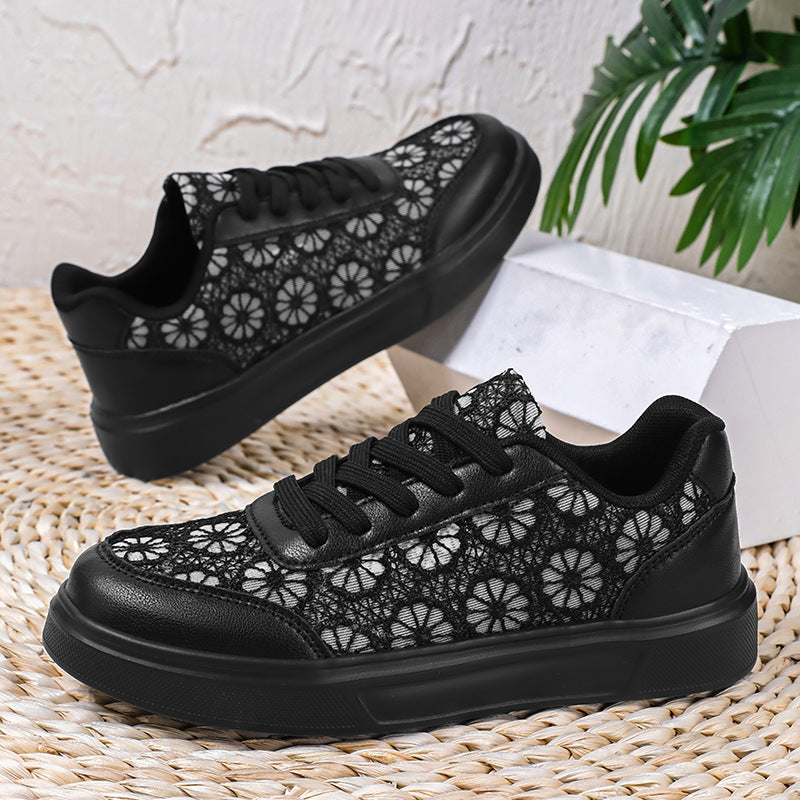 Baskets Pour Femmes Design Floral Confortables 0