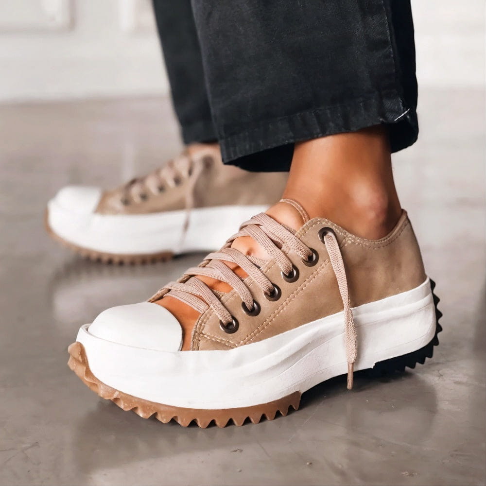 Baskets à plateforme pour femmes style moderne 0