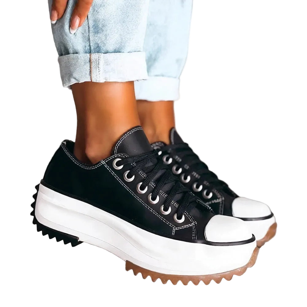 Baskets à plateforme pour femmes style moderne 2