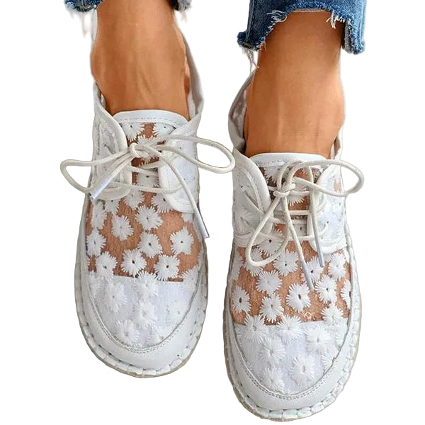 Baskets brodées pour femmes au style unique 0