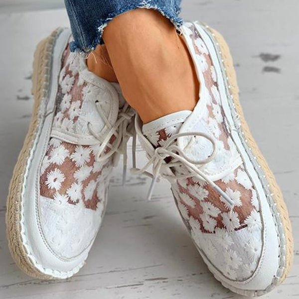 Baskets brodées pour femmes au style unique 4