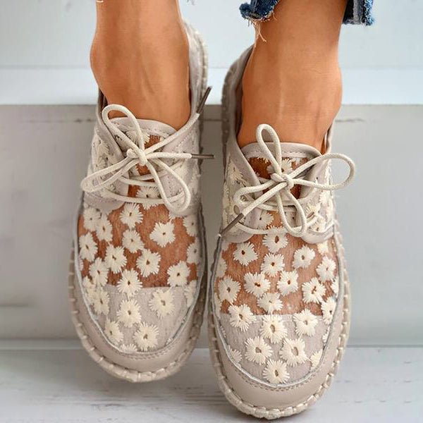 Baskets brodées pour femmes au style unique 5