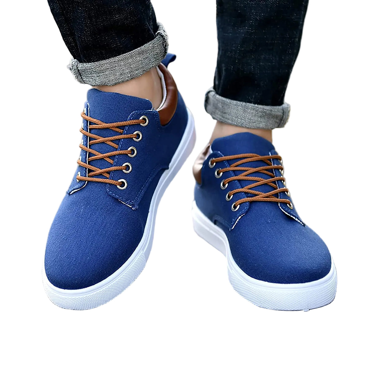 Baskets pour Hommes à Lacets Design Minimaliste 7
