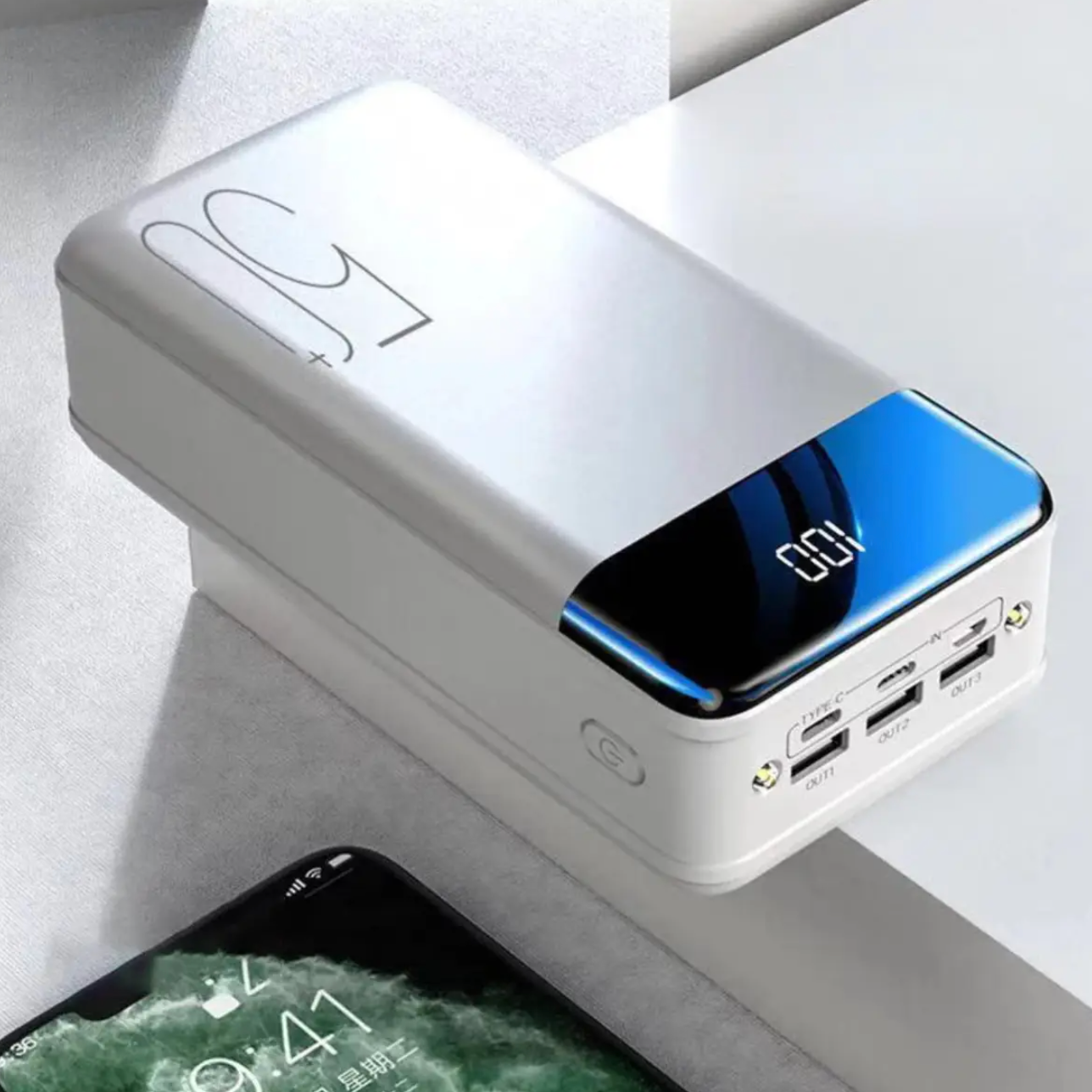 Batterie externe 100 000 mAh avec charge rapide – Solution d’alimentation portable pour les voyages et les situations d’urgence 2