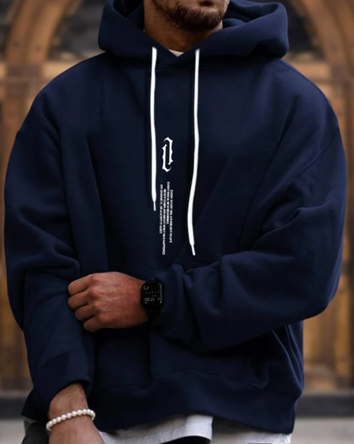 Sweat à Capuche Homme Confortable en Coton Doux 4