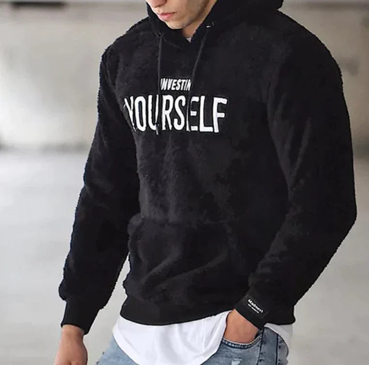 Variant image for Sweat à Capuche Homme Décontracté en Coton Doux-1