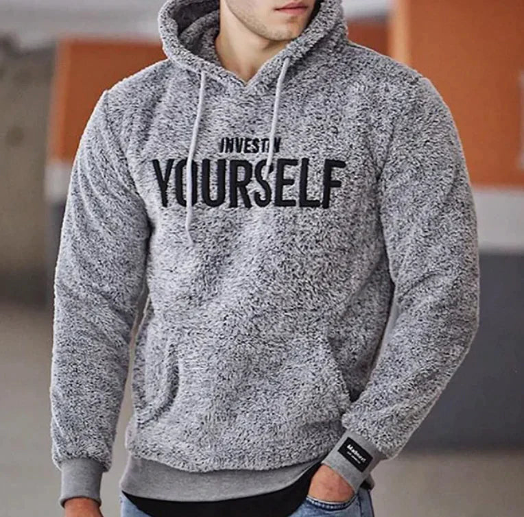 Variant image for Sweat à Capuche Homme Décontracté en Coton Doux-17
