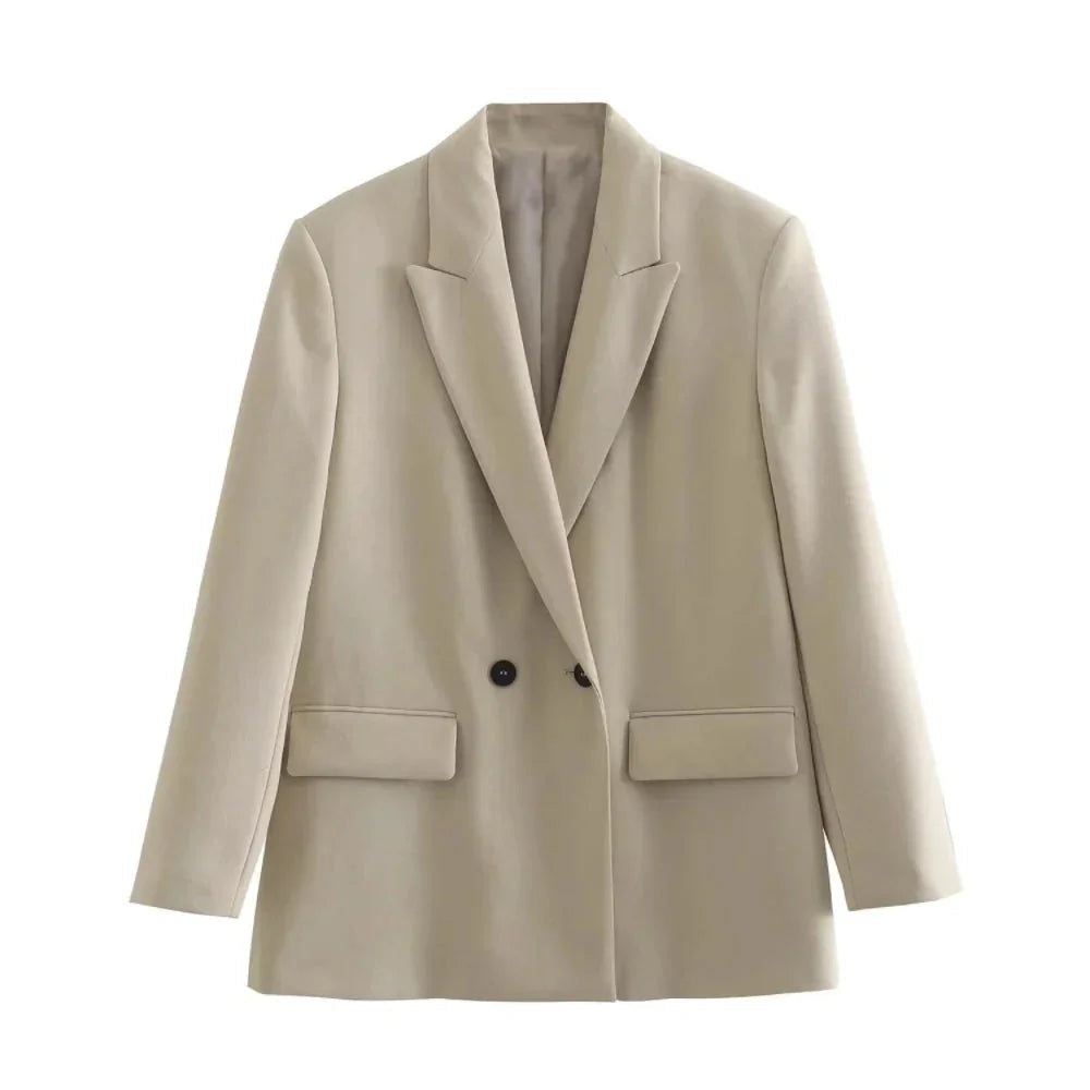 Blazer Femme Ajusté Double Boutonnage 0