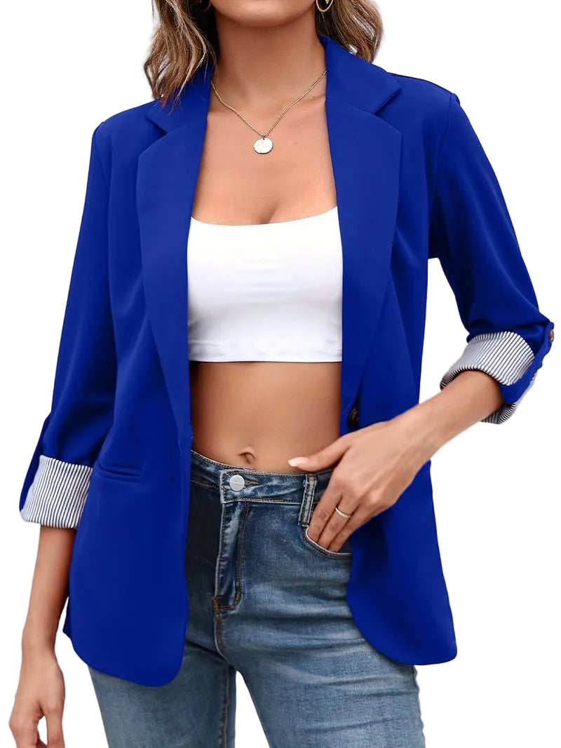 Blazer Femme Décontracté Chic 0