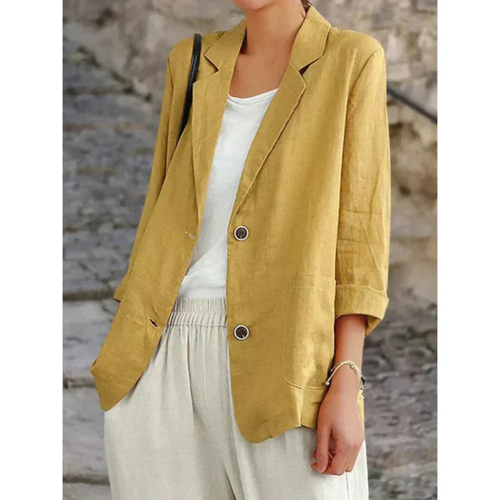 Blazer Femme Décontracté Chic pour un Confort Optimal 0