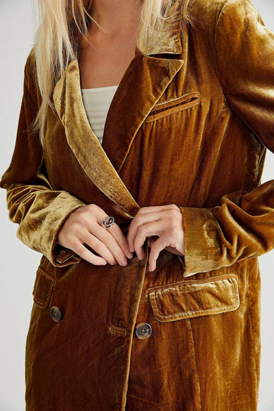 Blazer pour Femme Chic à Manches Longues 1
