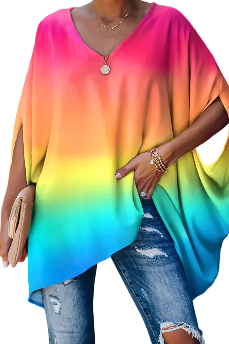 Blouse Ample Printanière Chic 0